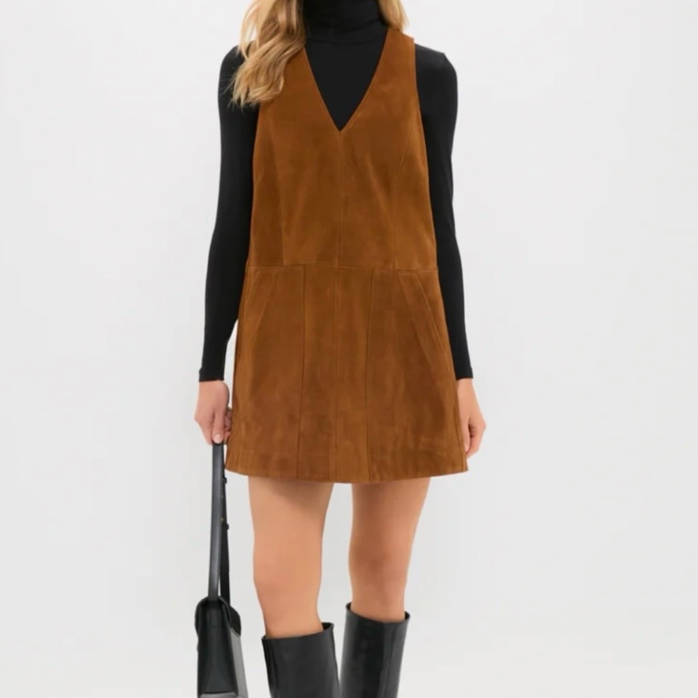 Twik Faux Suede Tunic/ Dress